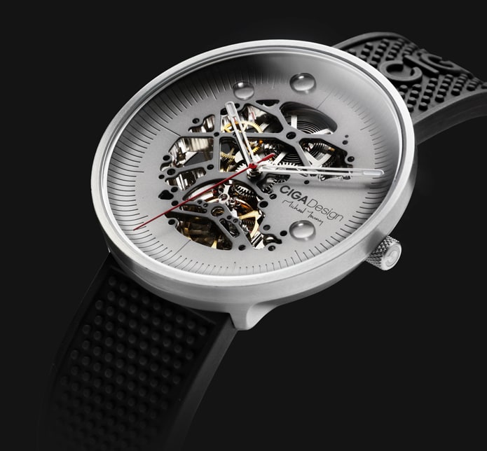 ساعة يد CIGA Design Titanium Edition Michael YoungSeries أوتوماتيكية ميكانيكية ذات هيكل | أسود ساعة يد CIGA Design Titanium Edition Michael YoungSeries أوتوماتيكية ميكانيكية ذات هيكل | أسود